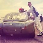 Ex F1 racer Guido van der Garde with an AC Cobra