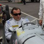 Calum Lockie in his Maserati 6CM prior to racing