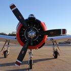 Up close on the prop of a T-26 Trainer