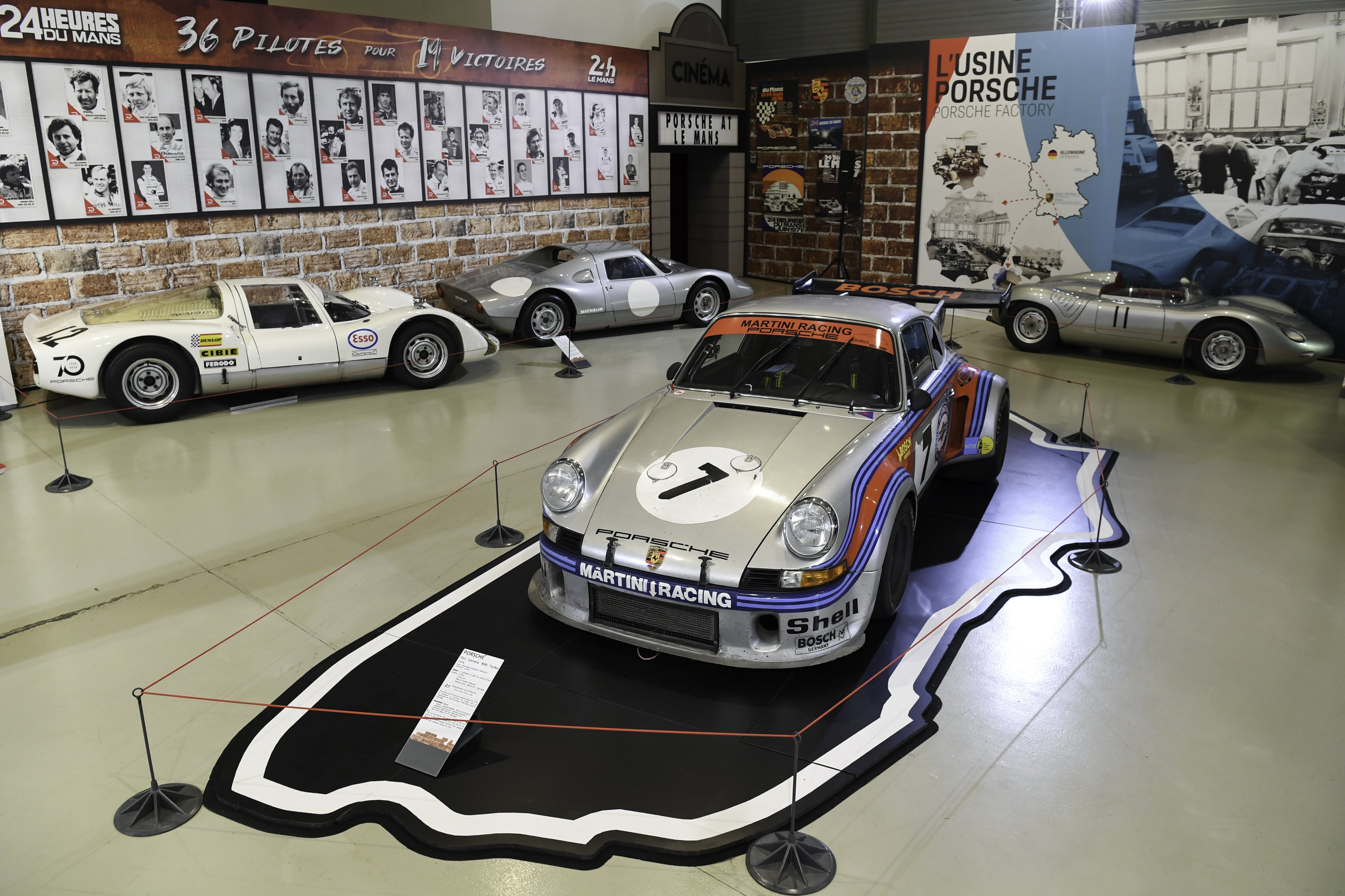 Porsches at Le Mans Museum