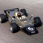 Emerson Fittipaldi in the 1971 Lotus 56B