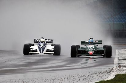 Jamie Constable, Tyrrell 011 and Antione d'Ansembourg, Brabham Bt49